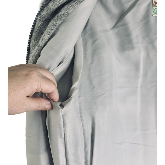 Spelana Scandinavian Wool Full Zip Coat Womens SM Made in Ireland NWT Vintage - Picture 8 of 11